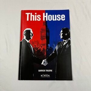 Nimax Theatres This House Play Program Garrick Theatre London James Graham